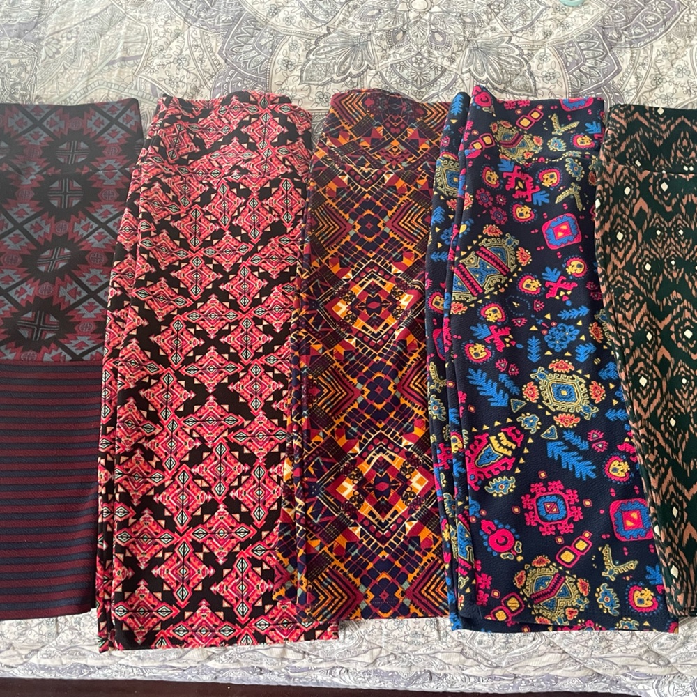 Lularoe Cassie skirt- bundle of 5
